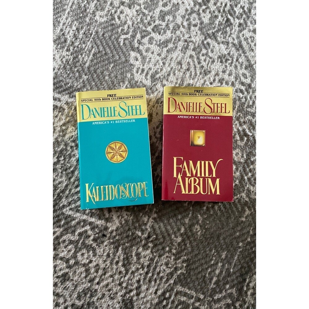 (2) Danielle Steel Books Kaleidoscope and Family Album